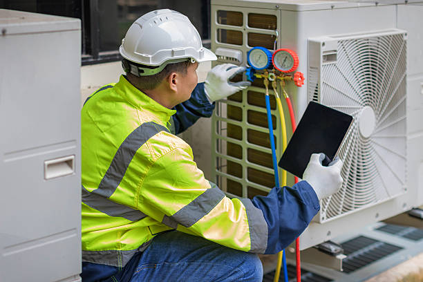 Professional Hvac technician working in East Homer, NY